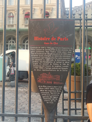 Histoire de Paris - Gare de l'Est