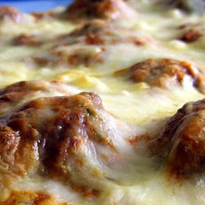Kittencal's Spaghetti and Meatball Casserole