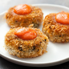 Mini Kale and Goat Cheese Risotto Cakes Recipe