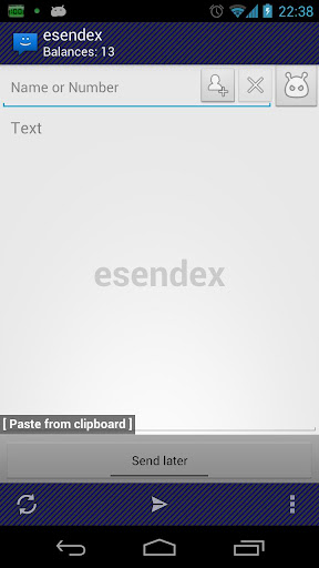 WebSMS: esendex Connector