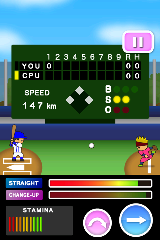 Android application Ace pitcher Tony screenshort