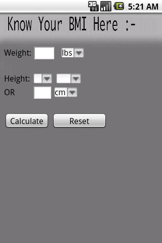 BMI Calculator