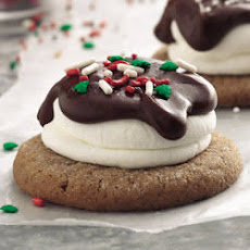 Fudge and Marshmallow-Topped Cocoa Cookies