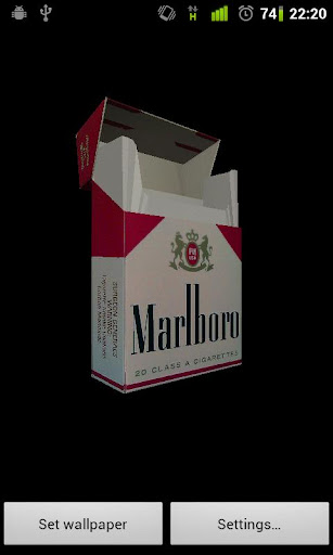 【免費個人化App】Marlboro Red 3D Live Wallpaper-APP點子