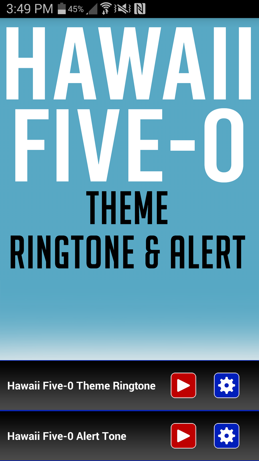 Android application Hawaii Five-0 Theme Ringtone screenshort