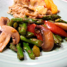 Asparagus Tomato Stir Fry