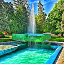 Green Blue Fountain