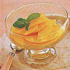 Mango in Ginger-Mint Syrup