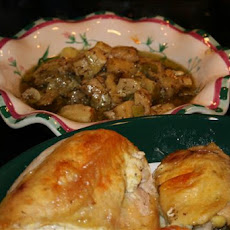Roast Chicken Breasts With Herbed Cheese