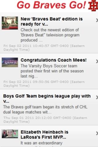 Indian Hill Braves app