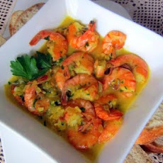 Beer Steamed Shrimp With Garlic Butter