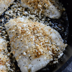 Brown Butter Tilapia with Basil Butter Breadcrumbs