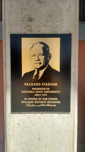 Packard Stadium Dedication Plaque 