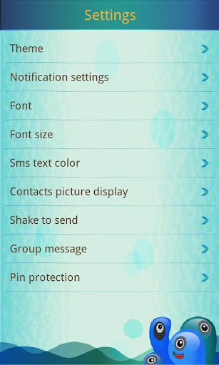 【免費個人化App】Wali SMS Theme: Ocean Spirits-APP點子