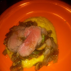 Polish pork with Italian sides.