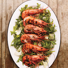 Grilled Spot Prawns