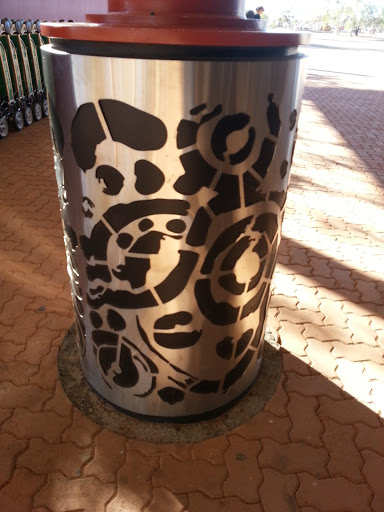 Alice Springs Airport - Art at Entrance