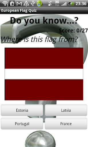 European Flags Quiz