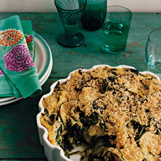 Rice and Spinach Casserole with Basil