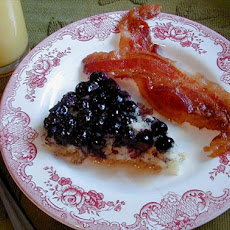 Upside-Down Blueberry Pancake