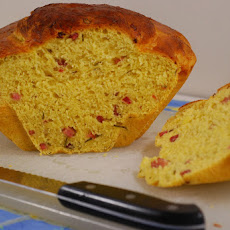Savory Saffron Brioche with Rosemary and Vermont Ham