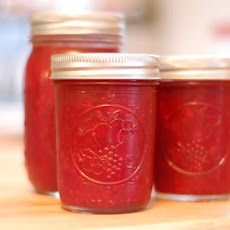 Raspberry Rhubarb Jell-O Jam