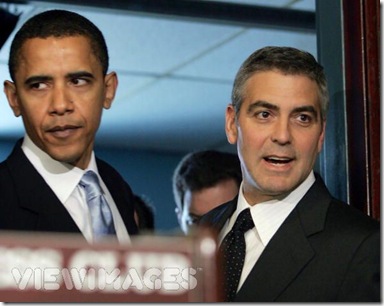 Obama and Clooney