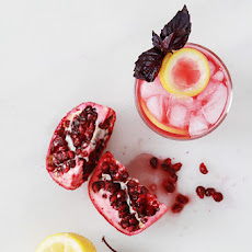 Pomegrante & Purple Basil Gin Smash
