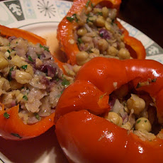Stuffed Roasted Red Peppers