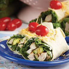 Grilled Chicken & Zucchini Wraps
