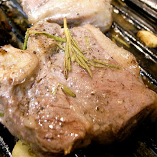 Grilled Lamb Loin Chops With Warm Peach Chutney