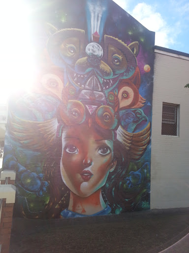 Young Girl Mural
