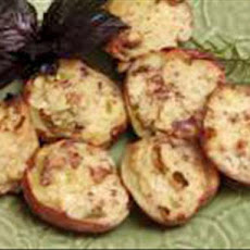 Loaded Potatoes-stuffed With Bacon, Cream Cheese, and Scallions