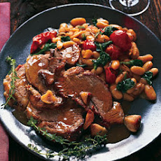 Wine-Braised Leg of Lamb with Garlic