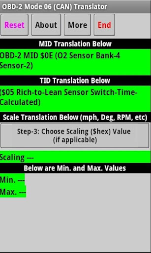 【免費交通運輸App】OBD-2 Mode-06 Translator-APP點子