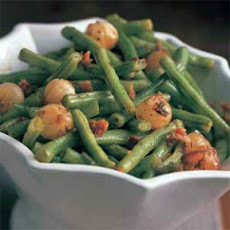 Sautéed Green Beans and Onions with Bacon
