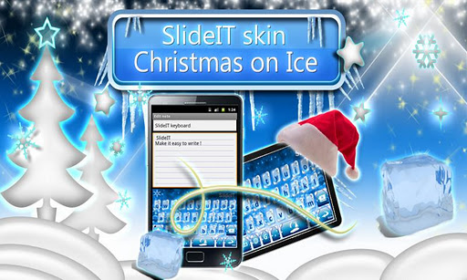 SlideIT Christmas on Ice Skin