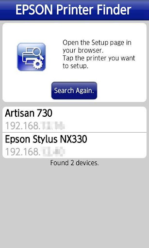 Epson Printer Finder