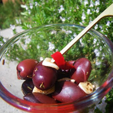 Spicy Marinated Black Olives