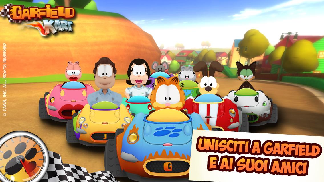 Android application Garfield Kart screenshort