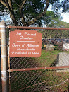 Mt. Pleasant Cemetery Plaque