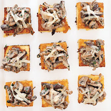 Wild Mushroom Ragoût on Crispy Polenta with Comte Cheese