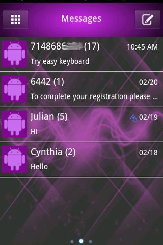 Da Purps Go Sms Pro Theme