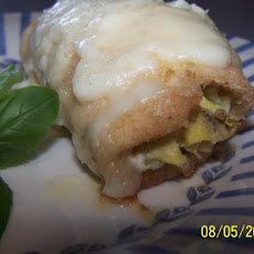 Easy and Light  Artichoke Stuffed Chicken