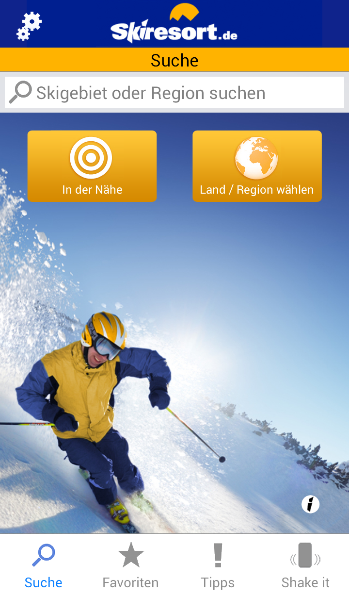 Android application Skiresort.info – ski app screenshort
