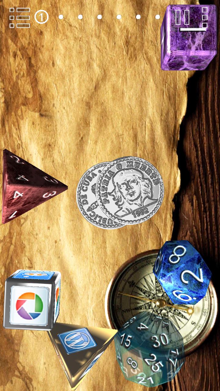 Android application Prime Dice D&amp;D Pro screenshort