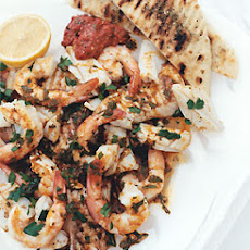 Mixed Seafood Grill with Paprika-Lemon Dressing