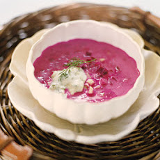 Summer Borscht with Tzatziki
