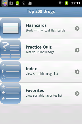 Top 200 Drugs Quiz Card