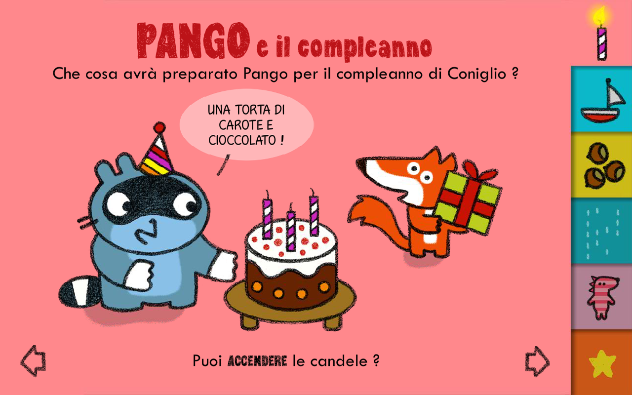 Android application Pango and friends screenshort